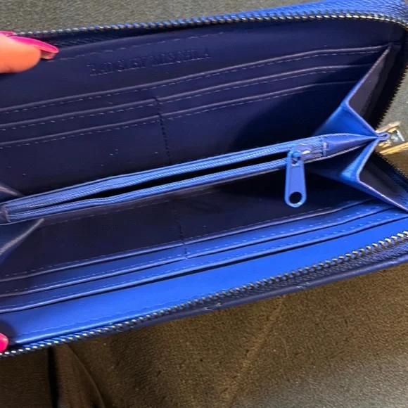 Elegant denim Blue Quilted Bag Set Bradley mischka bundle - Picture 10 of 11